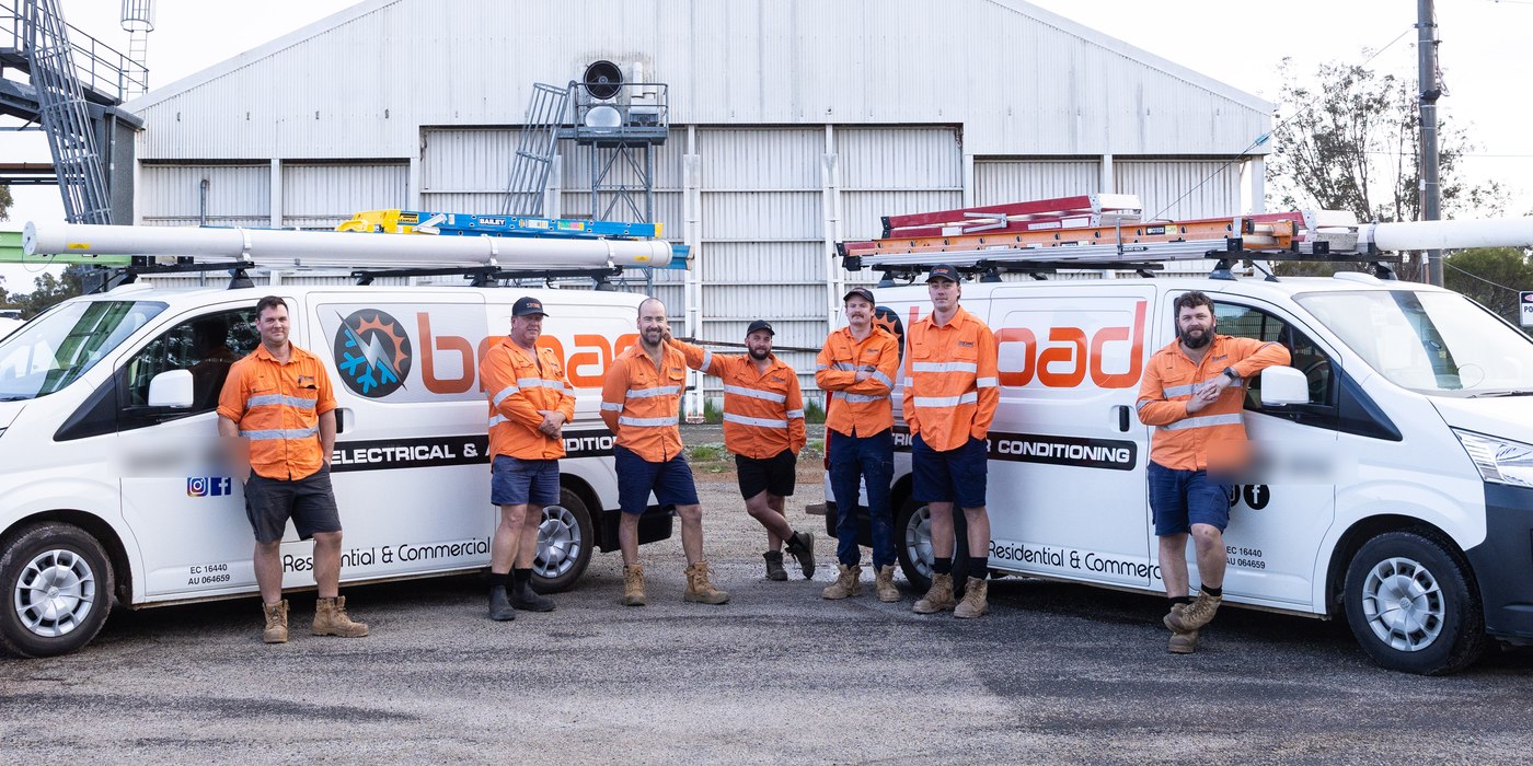 The Broad Electrical and Air Conditioning team